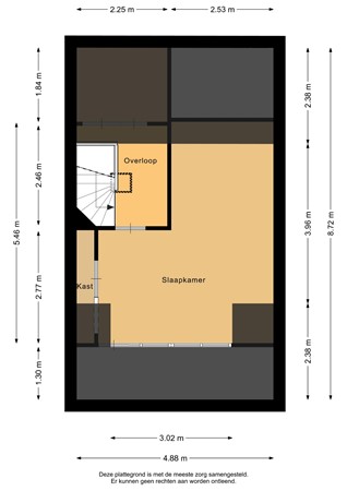 Floorplan - Naardermeer 193, 3068 KH Rotterdam